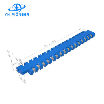 Buon prezzo Polyoxymethylene POM Flat Top Modular Belt di grado alimentare per apparecchiature di trasporto in linea