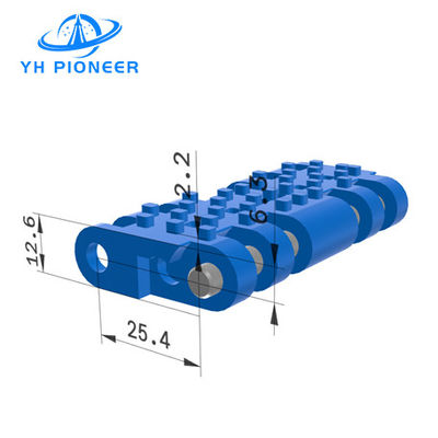 Buon prezzo Cintura modulare perforata POM resistente con attrito per trasporti di lunga durata e a bassa manutenzione in linea