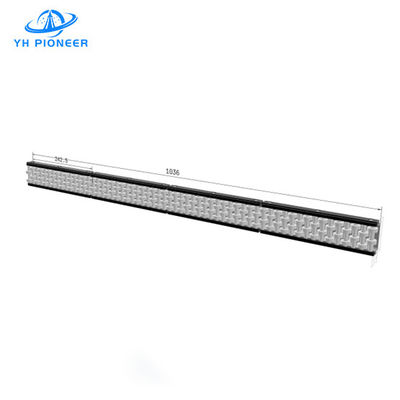 Buon prezzo Ferrovia guida laterale leggera a doppio fila con telaio in alluminio per una facile manipolazione e installazione in linea