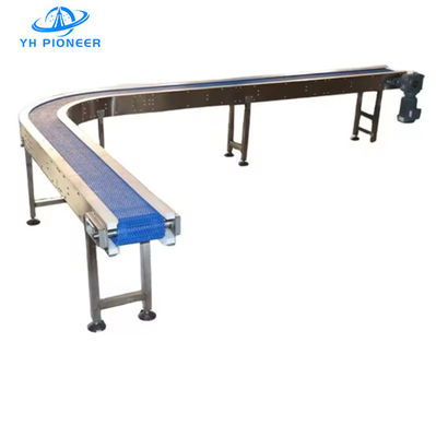 Buon prezzo Sistemi di trasporto flessibili di bottiglie d' acqua, POM Chain Plate Bottling Line Conveyo 10kg in linea
