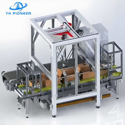Buon prezzo 3.0KW Robot Soft Bag Case Packer, Pouch Case Packing Machine 10-20 cartoni/min in linea