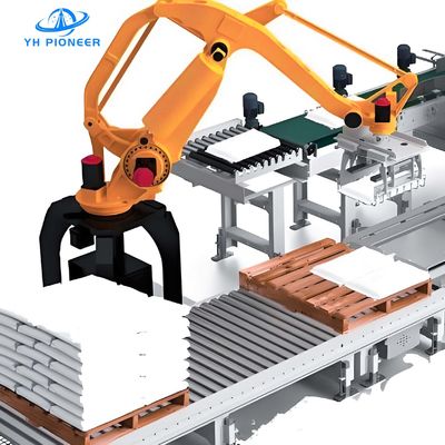 Buon prezzo Sistemi di palletizzazione di sacchetti ad alta capacità con 200-300 sacchetti/ora strato personalizzabile in linea