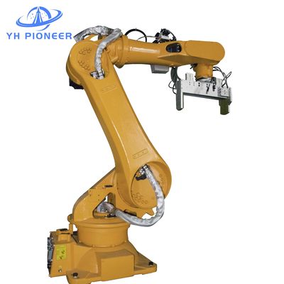 Buon prezzo Sistema di palletizzazione automatico a telaio in acciaio Palletizzatore robotico carico utile 180 kg in linea