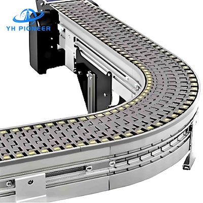 Buon prezzo Macchine per trasportatori di piastre a catena flessibile di grado alimentare per esigenze di automazione versatili in linea