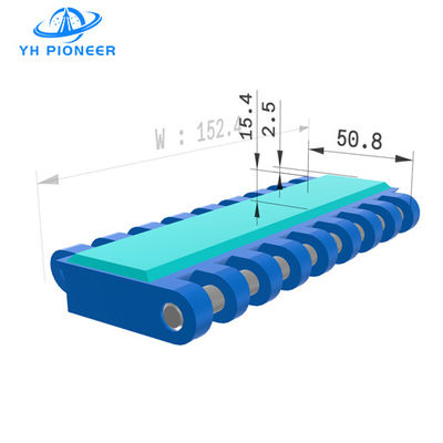 Buon prezzo Cintura modulare in PP resistente con superficie di gomma per soluzioni di trasporto a basso rumore e shock assorbente in linea
