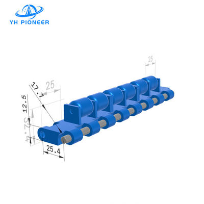 Buon prezzo Cintura modulare POM flessibile con rullo per un trasporto di materiale agevole e affidabile in linea