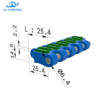 Buon prezzo Cintura modulare in PP resistente con superficie di gomma per il trasporto a basso rumore e shock in linea