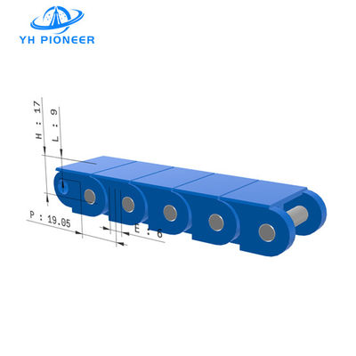 Buon prezzo Placca di catena di trasporto resistente alle alte temperature, materiale POM Catena di trasporto in plastica in linea