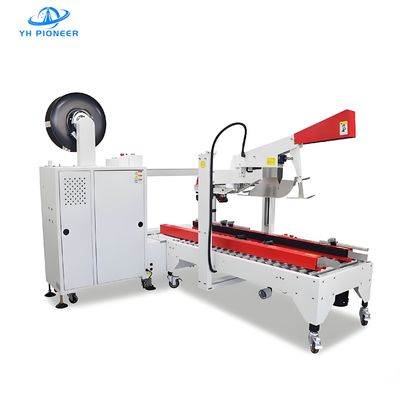 Buon prezzo 18m/min Macchina automatica di sigillamento delle scatole di cartone con larghezza del nastro adesivo di 30 mm e 45 mm in linea