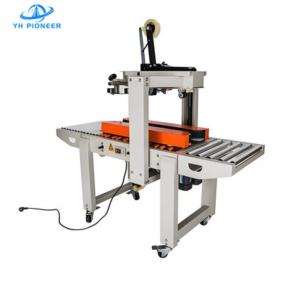 Buon prezzo Macchina per sigillare cartoni automatizzata a telaio in acciaio, Macchina per sigillare cartoni 4000W in linea