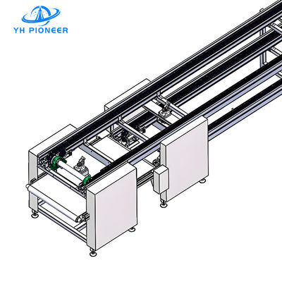 Buon prezzo Convogliatori industriali a catena a rulli a doppia velocità con profilo modulare in alluminio in linea