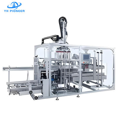 Buon prezzo Macchina di imballaggio servo ad alta velocità 200 ppm Velocità di imballaggio 5-20 casse/min in linea