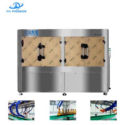 Buon prezzo Asciugatrice di bottiglie personalizzabile per vari tipi di bottiglie con potenza di pompa ad aria vorticale da 7,5 kW in linea
