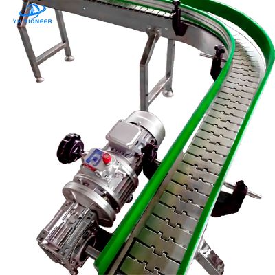 Buon prezzo Sistemi di trasporto di bottiglie ad alta precisione con velocità di 20 m/min e altezza del tavolo regolabile per una gestione affidabile delle bottiglie in linea