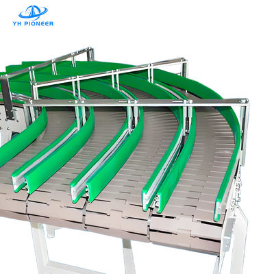 Buon prezzo Sistemi di trasporto di bottiglie a catena POM resistenti con componenti in acciaio inossidabile per una longevità in linea
