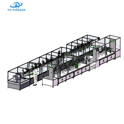 Buon prezzo Linea di assemblaggio di piccole dimensioni ad alta efficienza per la produzione di contatori d'acqua con capacità di 20-25 pezzi/minuto e alimentazione automatica in linea