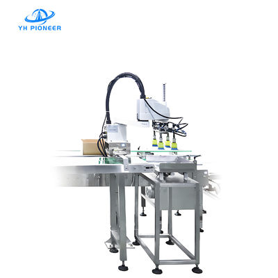 Buon prezzo Scara Robot Carton Packer ad alta precisione con 60-240 pezzi / min di velocità di presa per un imballaggio efficiente in linea
