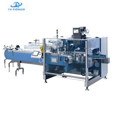 Buon prezzo Macchina di imballaggio in cartone completamente automatica con 30-100 scatole / min velocità e costruzione in acciaio inossidabile per imballaggi affidabili in linea