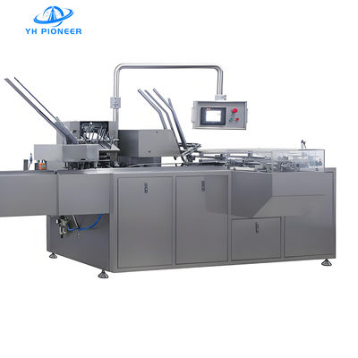 Buon prezzo Macchina di imballaggio in cartone ad alta efficienza e risparmio di spazio con telaio in acciaio inossidabile e potenza 220V in linea