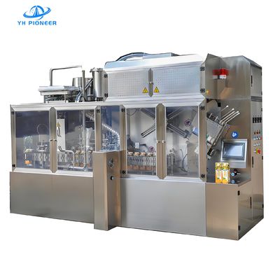 Sistema di riempimento di bevande ad alta automazione con progettazione modulare per una produzione stabile di riempimento a freddo 27KW Potenza 3000 cartoni / ora 304 acciaio inossidabile