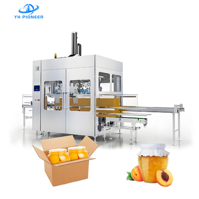 Buon prezzo Macchina di confezionamento in cartone di frutta in scatola completamente automatica per confezionamento veloce e affidabile di frutta in linea